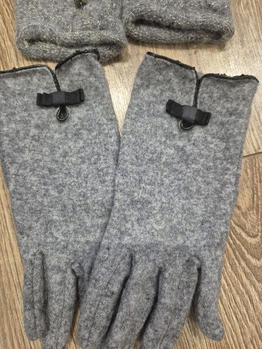 Mohito, Promod, House zestaw zimowy czapka, opaska, rękawiczki bez pal