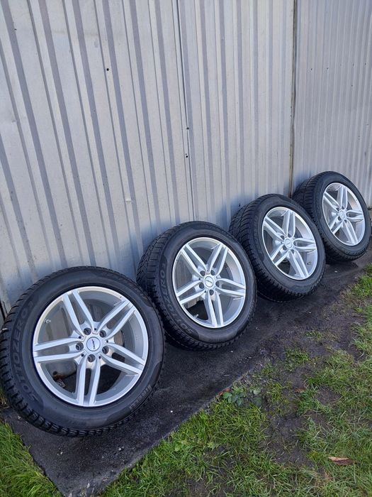 Felgi 17 Autec 5x112 7,5 x 17 et27 opony zimowe Pirelli 225/55/17 BMW