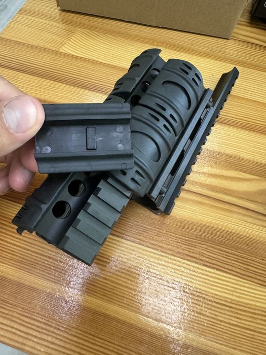 Резинові накладки на планку пікатіні чорні