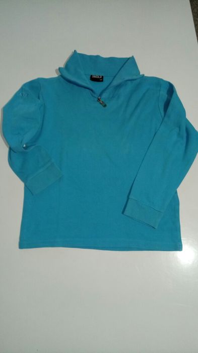 Snoxx bluza narciarska sportowa z kołnierzem niebieska r. 128 trekking