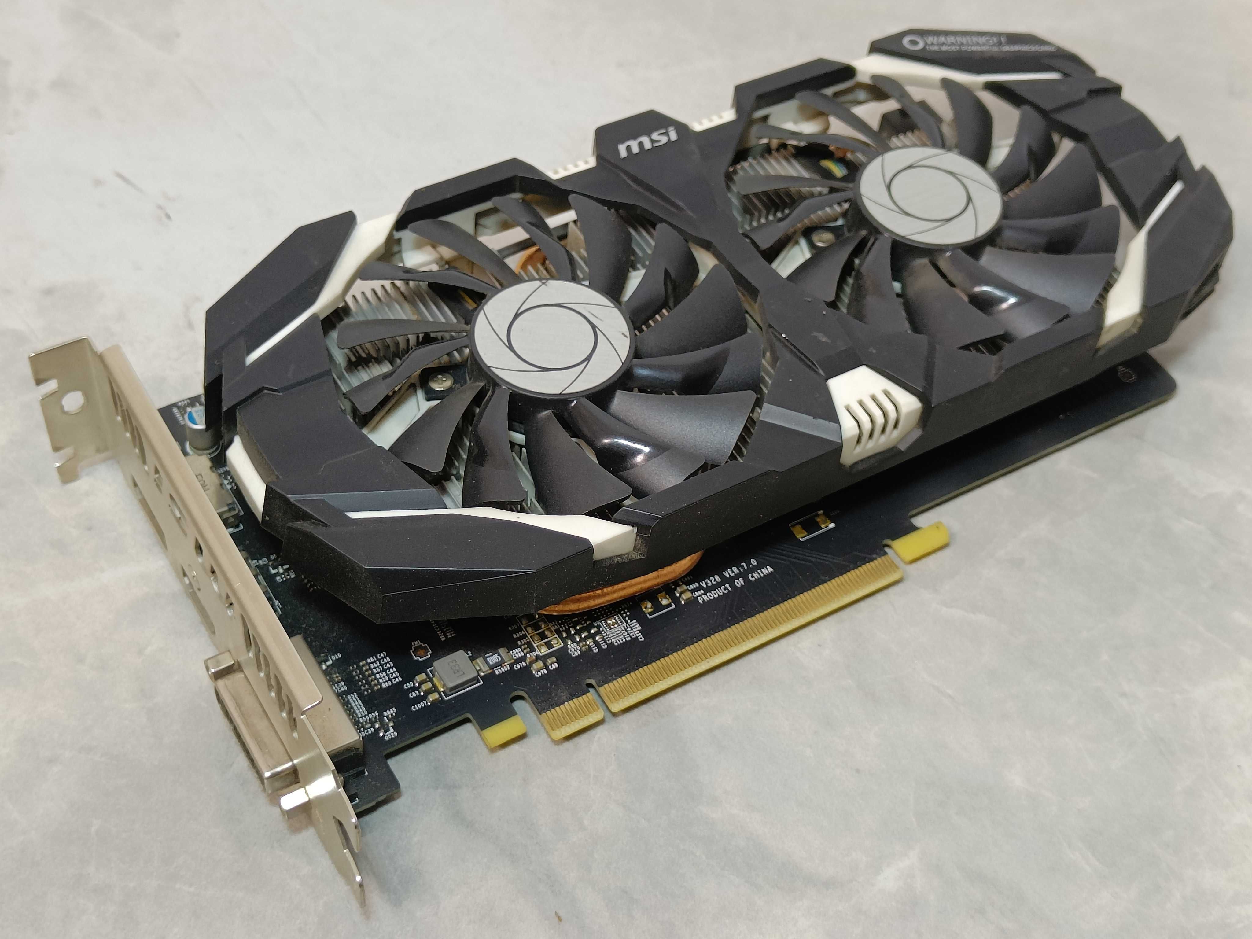 Відеокарта MSI GTX1060 6GB у ВІДМІННОМУ робочому стані ПЛОМБА ЗАВОД