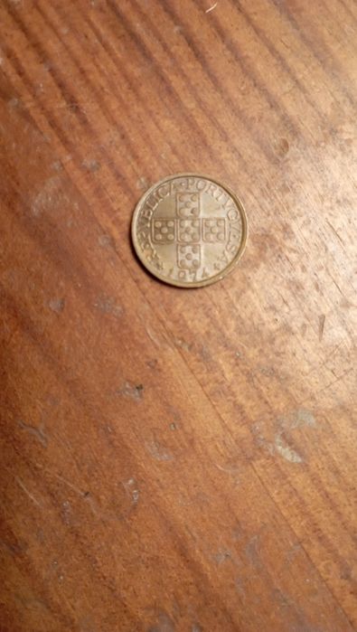 Moedas 20 centavos, Escudo português, bronze