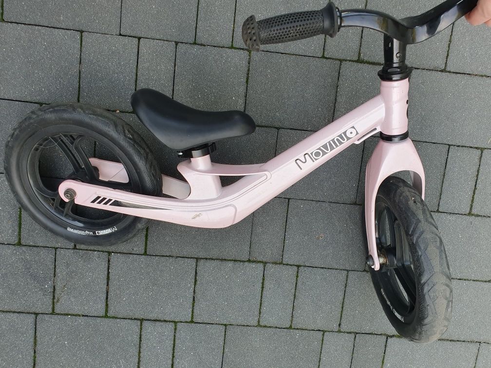 Cariboo movino magnesium pro pink różow rowerek biegowy 12"y
