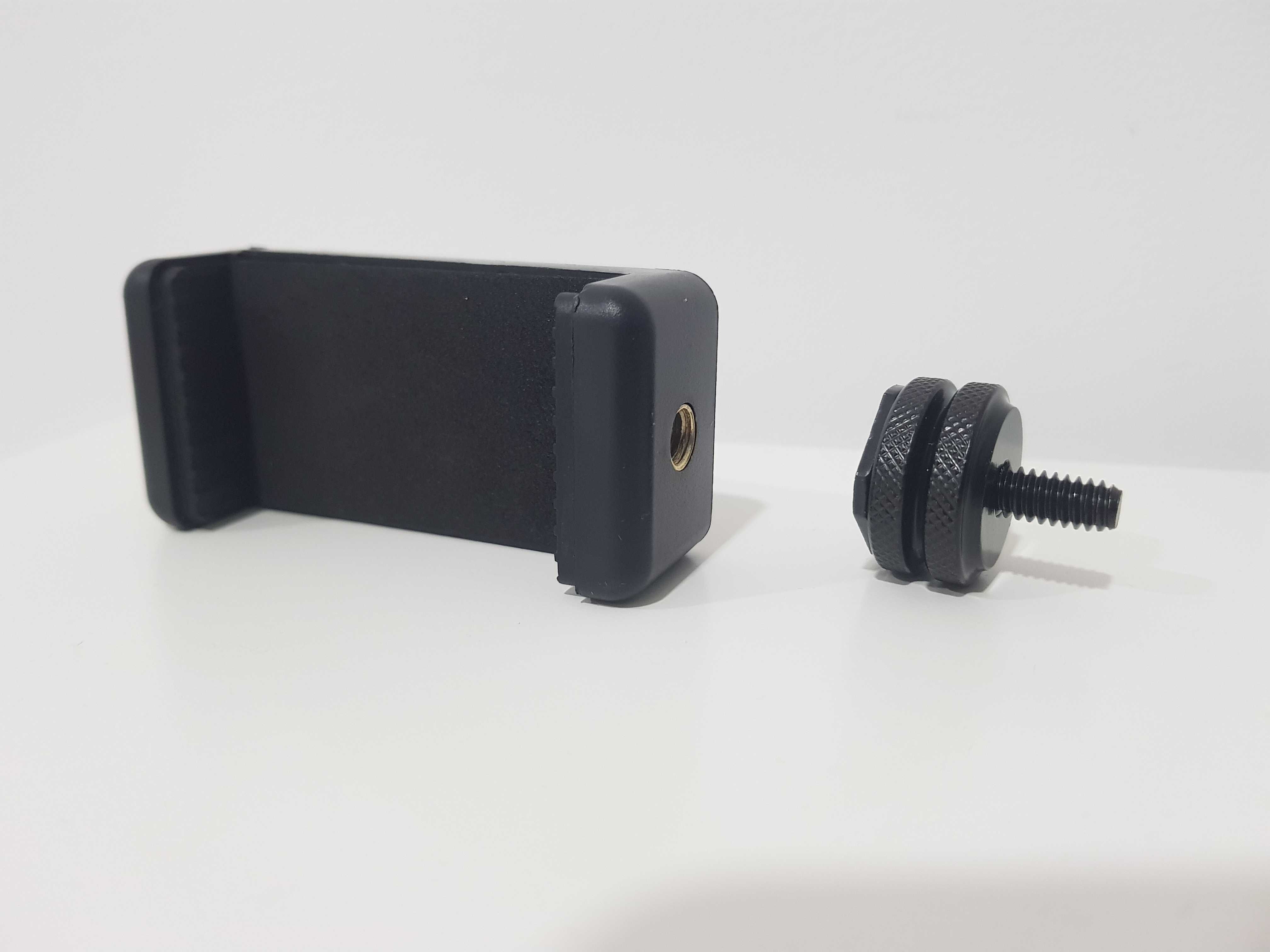 Suporte Telemóvel Screw Clip Flash Adaptador para Câmaras DSLR