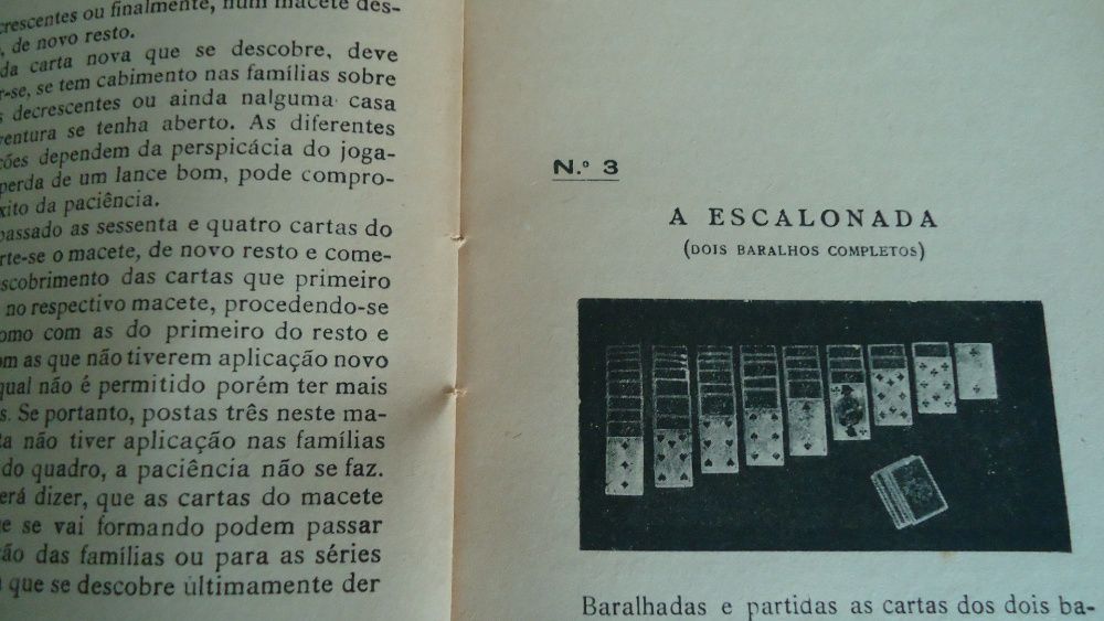 Livros de JOGOS,Paciências, Canasta,Ilusões ópticas