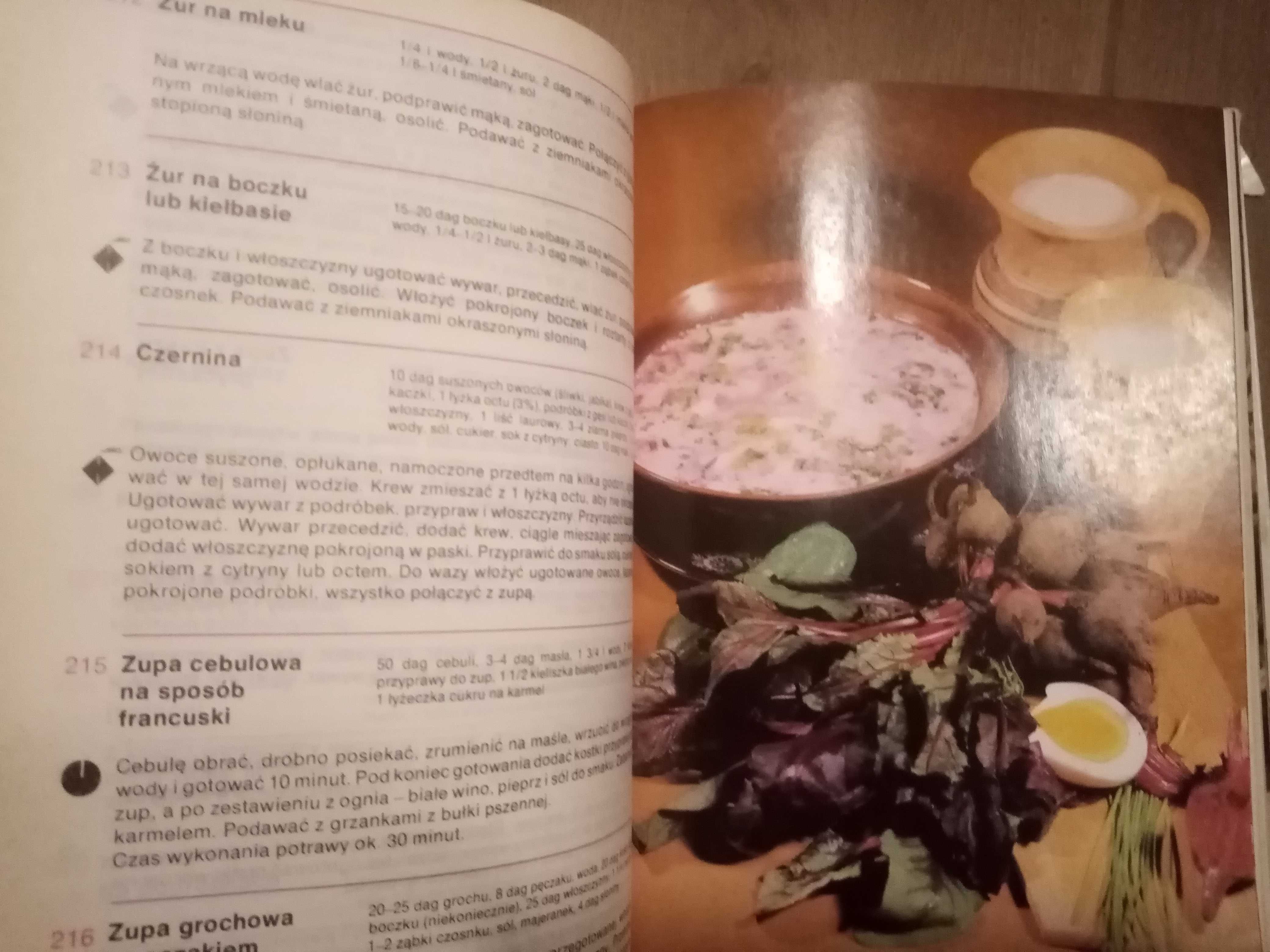kuchnia polska, książka z PRL, wiele zdjęć