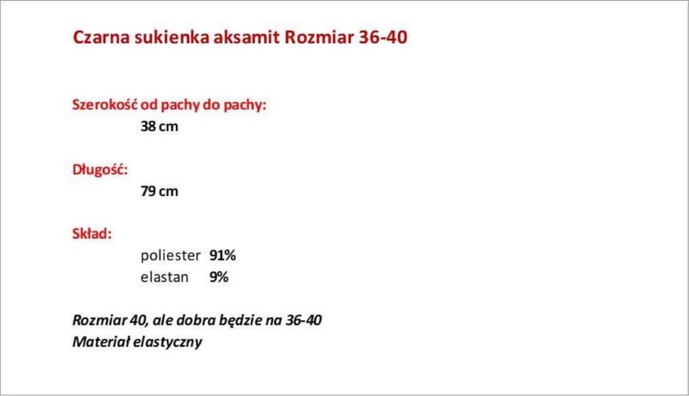 Sukienka czarna aksamitna Topshop roz. S-L