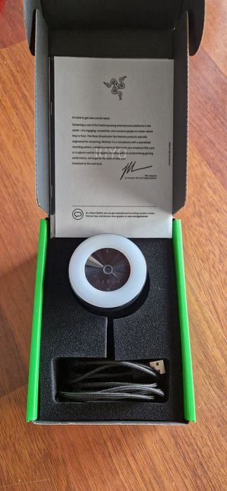 Webcam Razer Kiyo - Para peças, Avariada