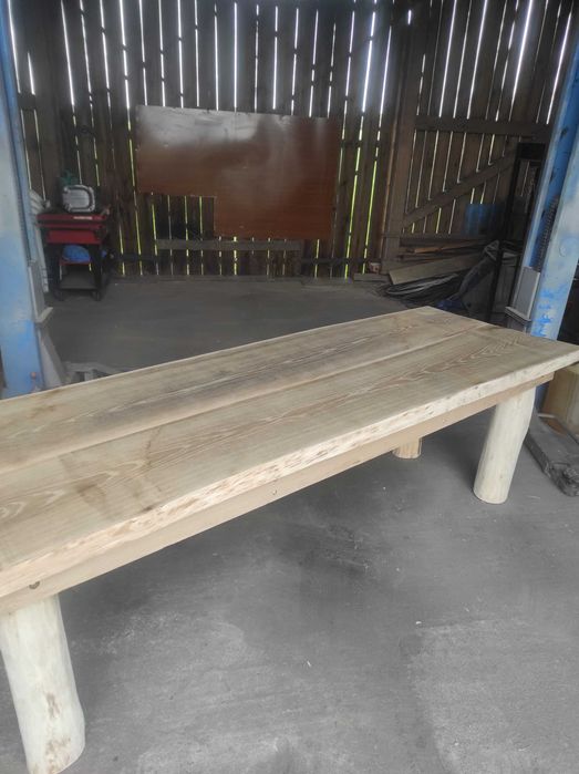 Stół dębowy ogrodowy