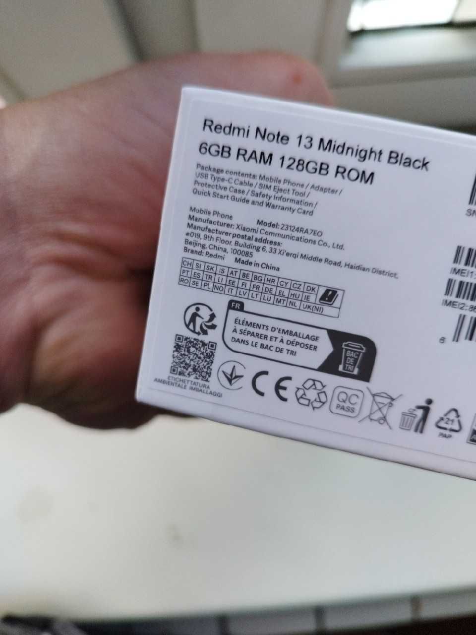 Xiaomi redmi note 13  6/128g