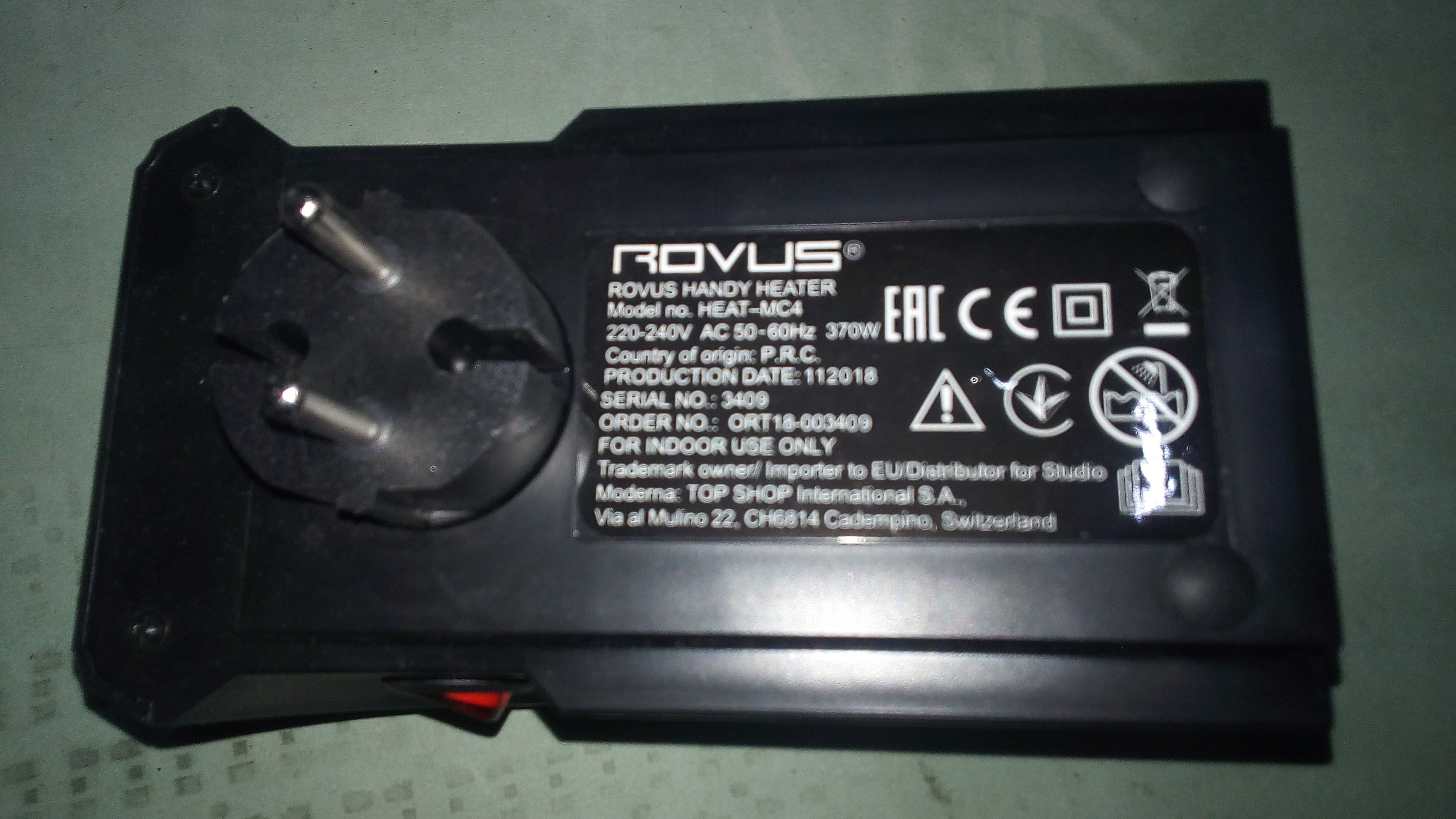 Rovus handy heater heat-mc4