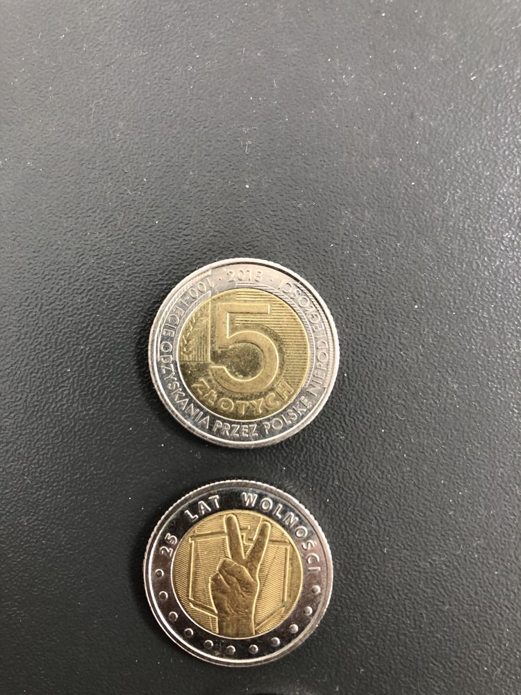 5 złotych - 3 sztuki