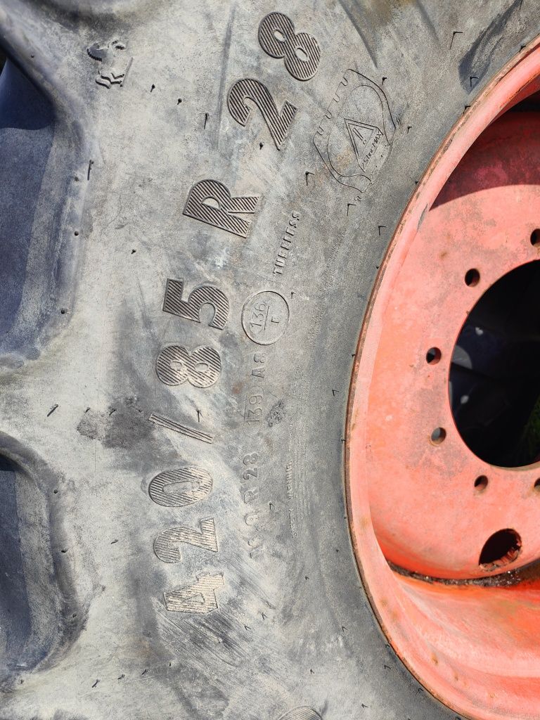 Opona koło jak Nowa 420/85 R28 Continental AC85 16.9R28 MITAS felga