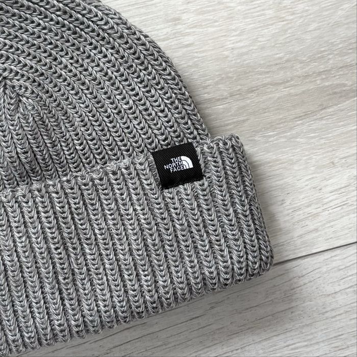 Czapka zimowa beanie the north face tnf fisherman złodziejka szara