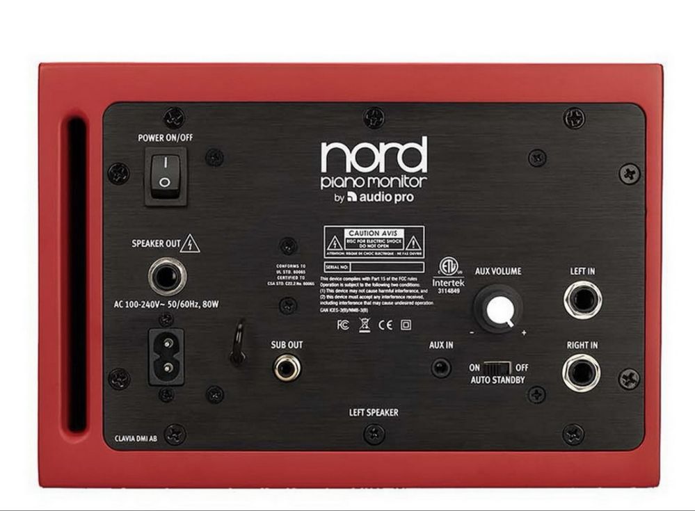 Nord Piano v2 nowe monitory aktywne
