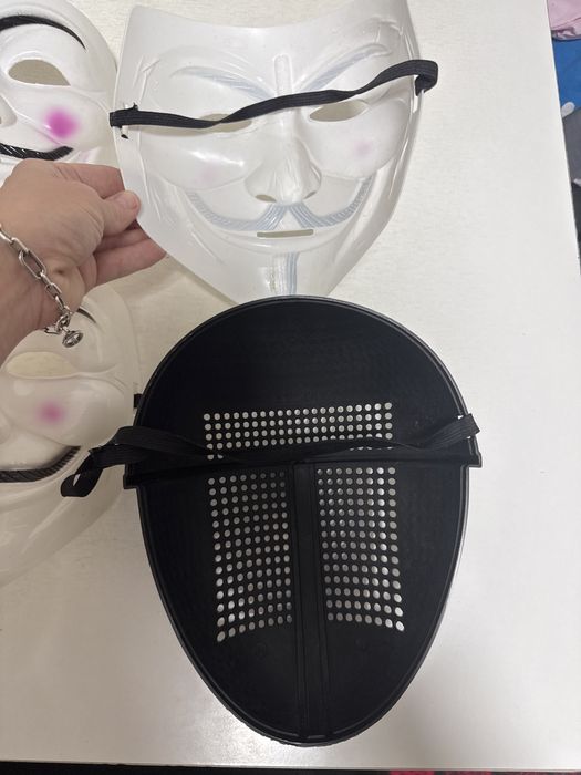 Маска гра в кальмара Ананімус Гай ФОКС