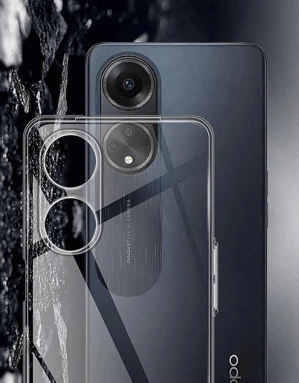 Etui Clear Case 2mm Transparentne do Oppo A98/5G