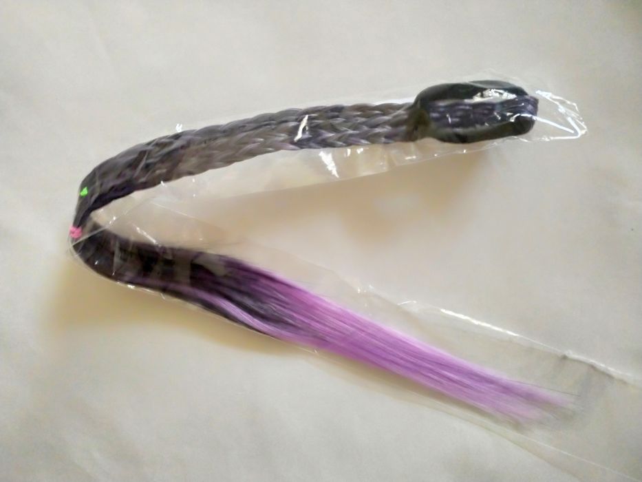 Косички на резинке. Омбре