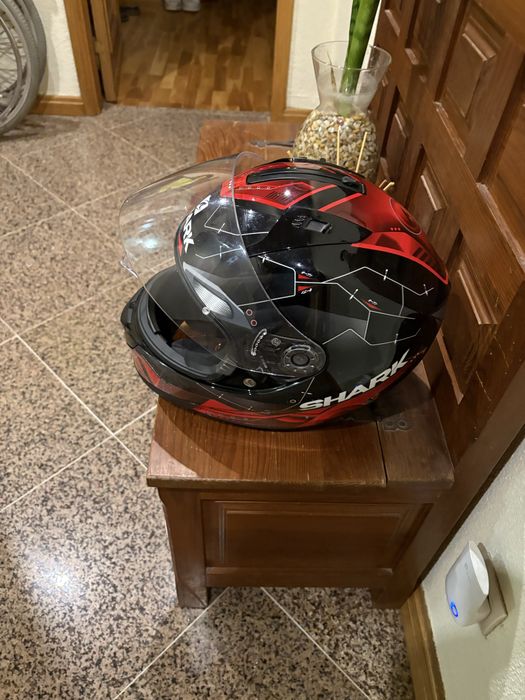 Capacete mota shark tamanho M