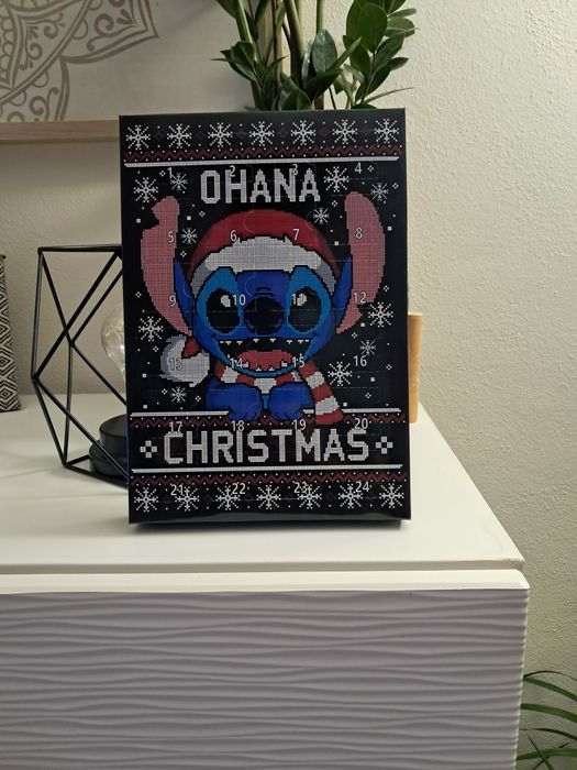 Calendário do Advento Disney Stitch Ohana Christma