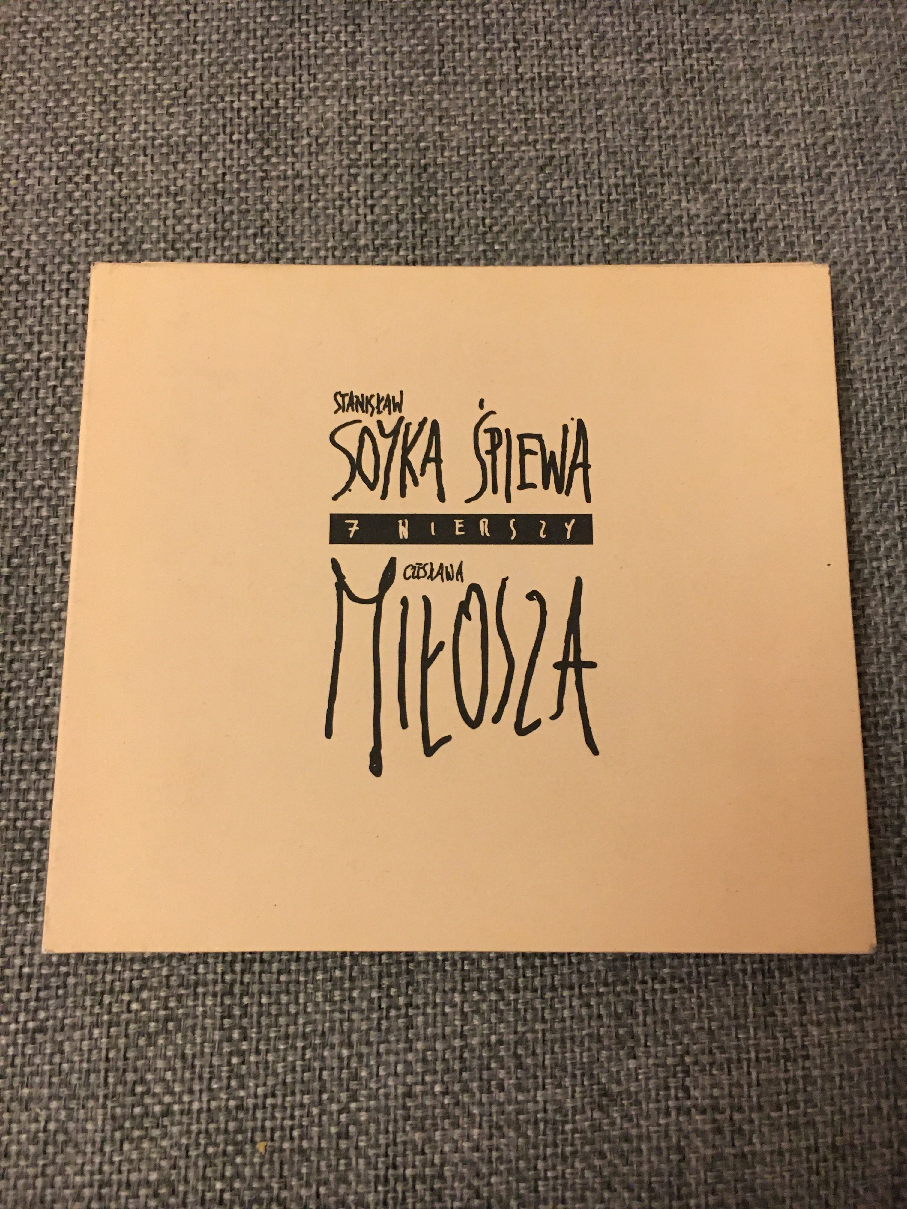 CD Stanisław Soyka Śpiewa 7 wierszy Czesława Miłosza