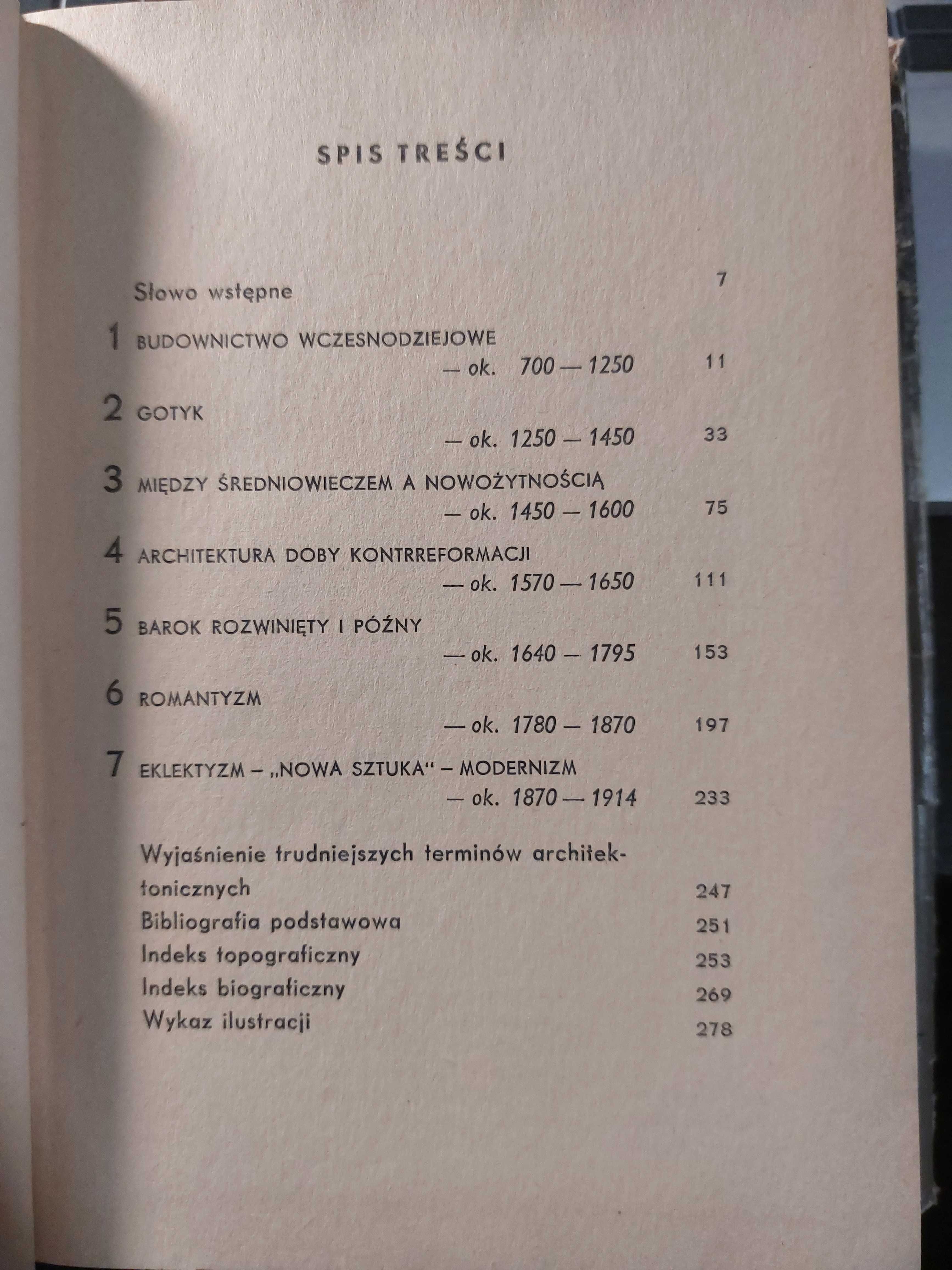 Zarys Dziejów Architektury w Polsce Adam Miłobędzki 1963