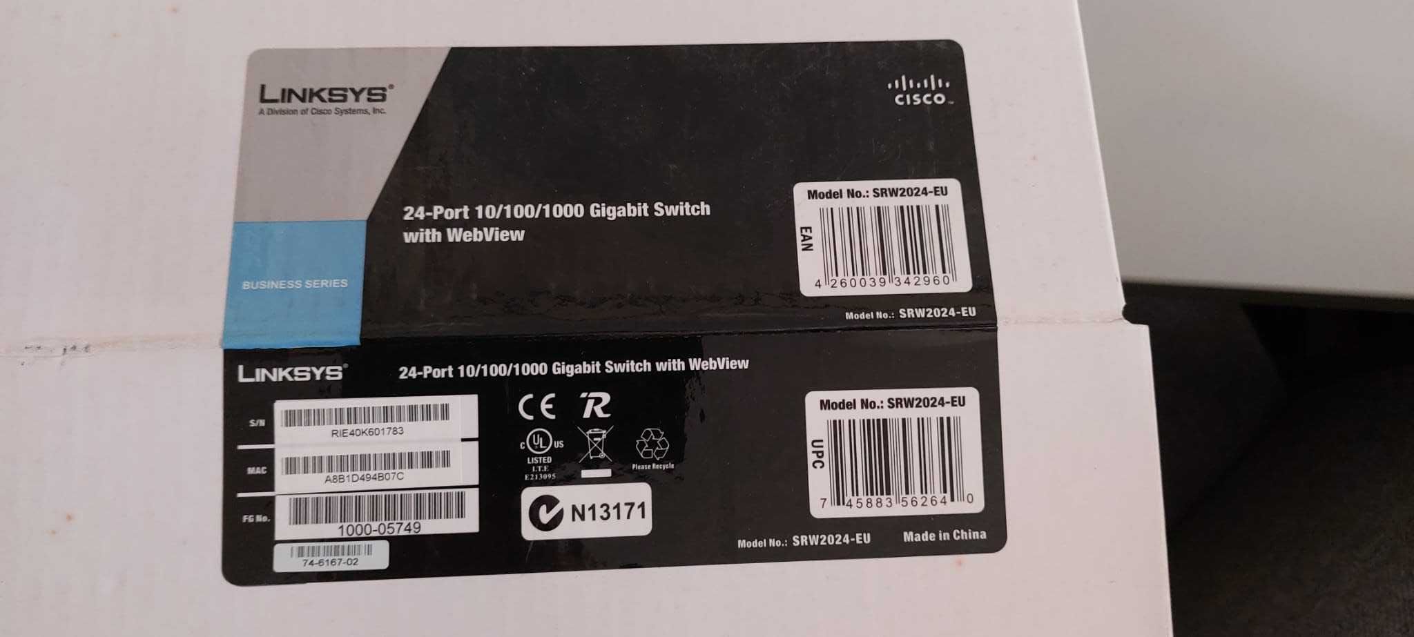 Router switch Linksys SRW 2024