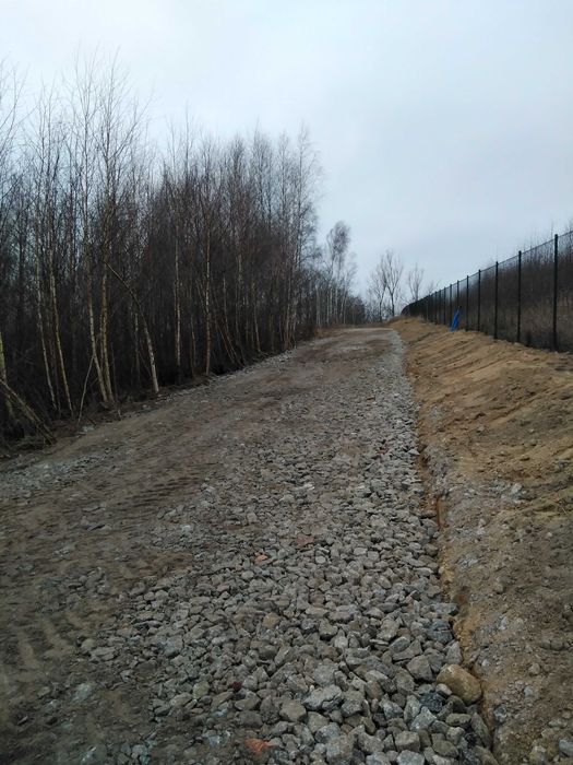 Prace Ziemne Usługi Koparko-Ładowarką , Koparką obrotowa wykopy, niwel