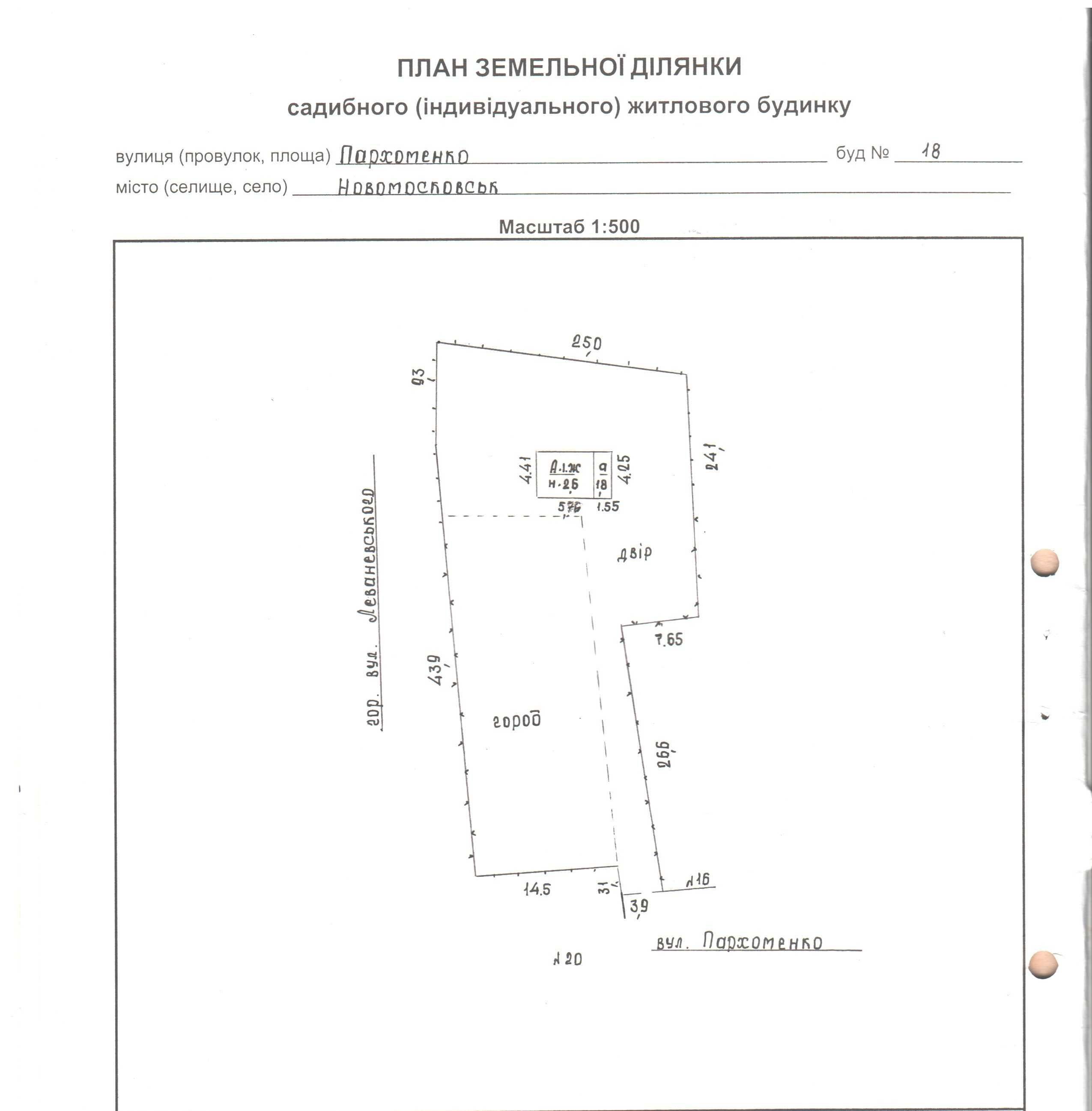 Продам землю Новомосковськ