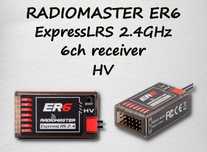 Новый 6-ти канальный приемник RADIOMASTER ER6 (ЕLRS 2.4GHz)