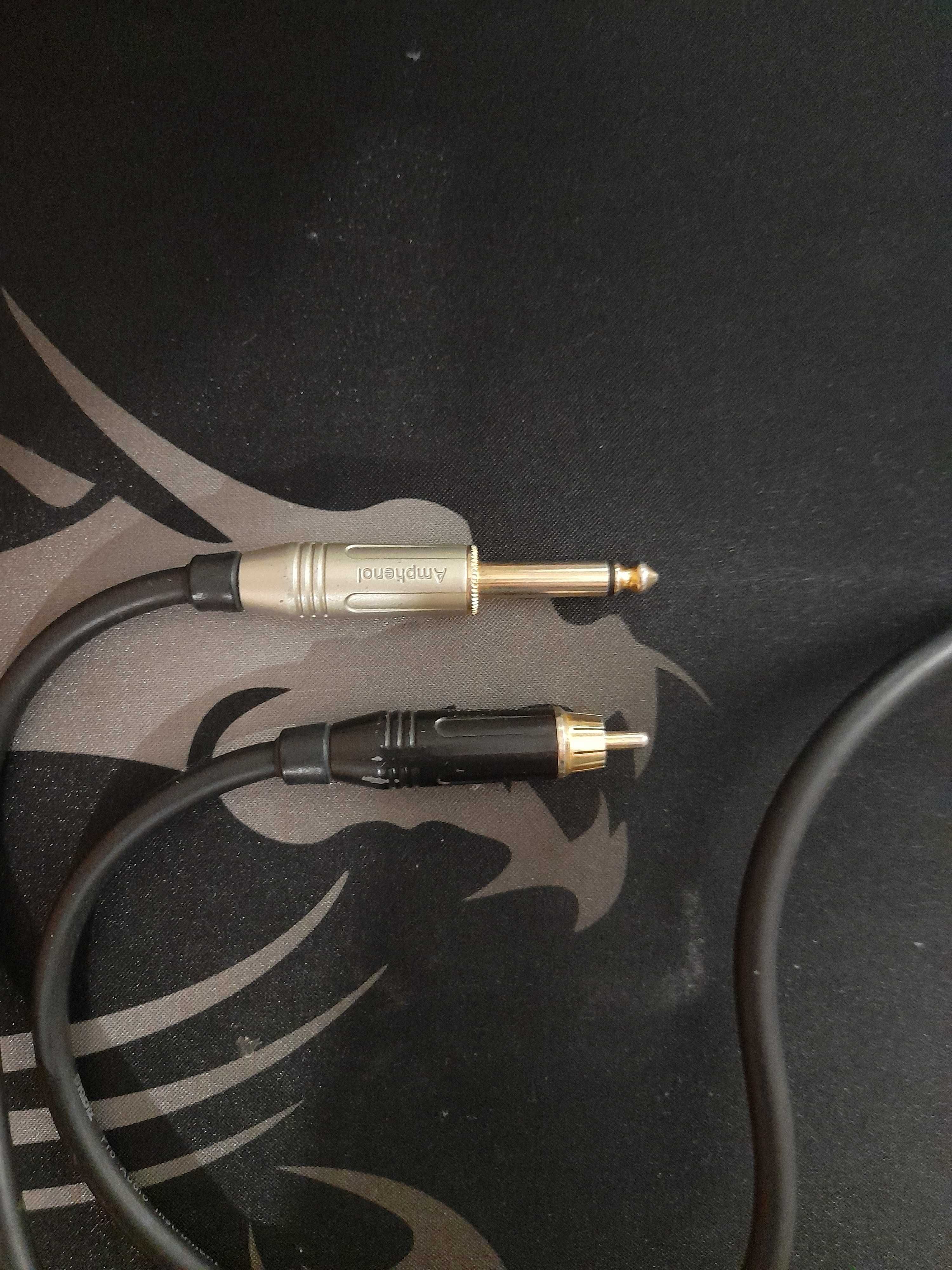 Аудио кабель с позолочиными контактами