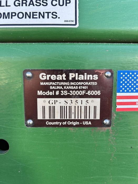 Сівалка зернова GREAT PLAINS 3S-4000 F, 3S-3000 F, шириною 12 та 9 м,