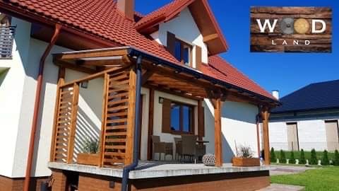 Wiata altana zadaszenie poliweglan meble ogrodowe