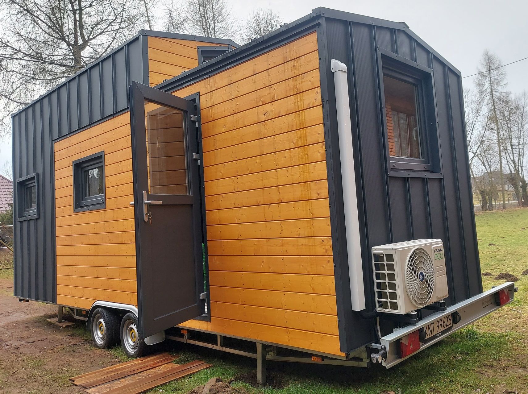 Dom mobilny Tiny House przyczepa camping całoroczny letniskowy