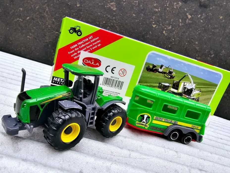 Traktor z przyczepką pojazd rolniczy dla dzieci nowy