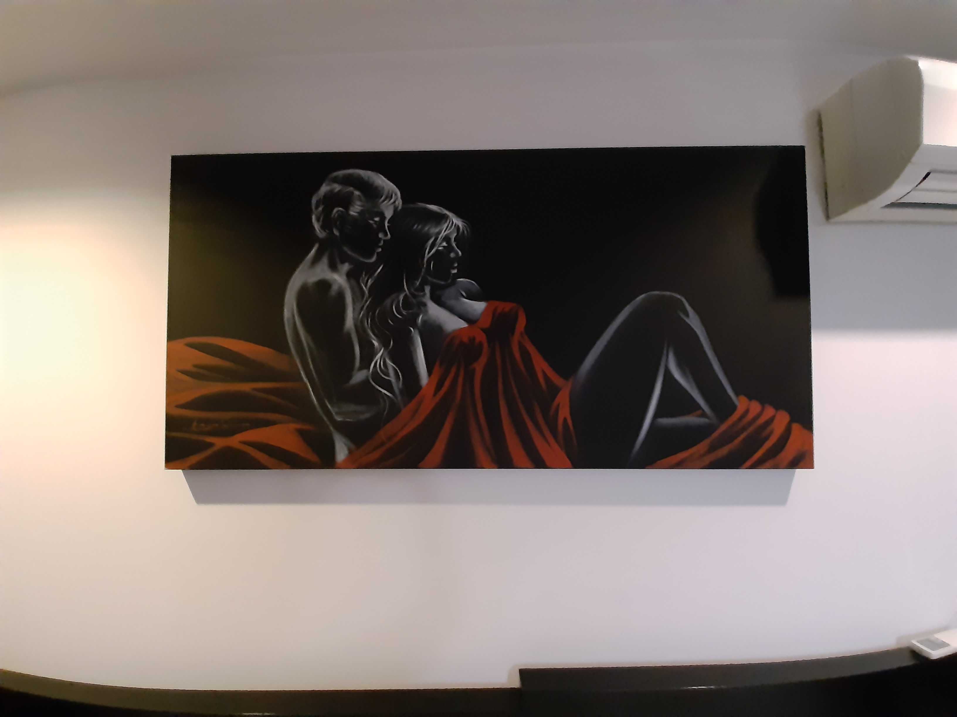 Tela Decorativa com Imagem de Casal