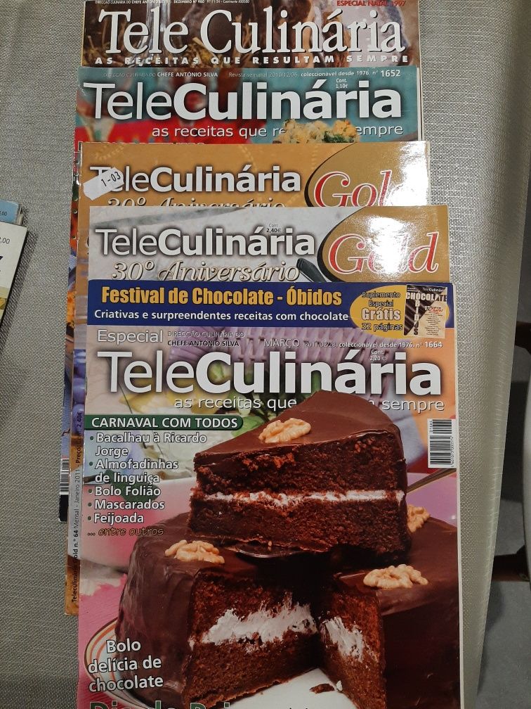 5 revistas da Teleculinária