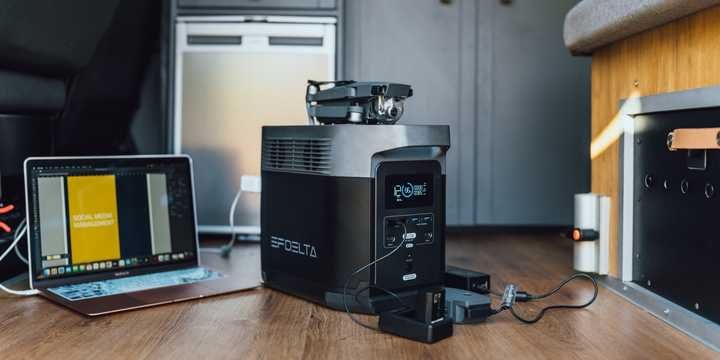 Зарядна станція EcoFlow Delta 2, 1800 Вт, 1024 Вт/год  UPS, ДБЖ
