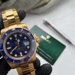 Rolex Submarer Data - Yellow Gold Blue Dial