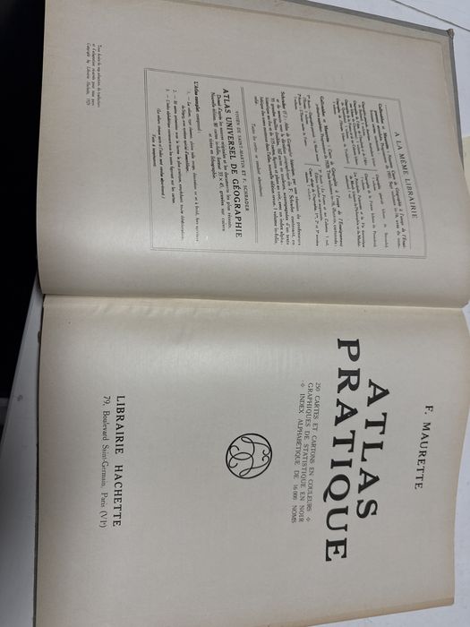 Atlas de 1929 editado em Paris