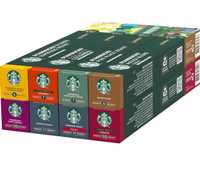STARBUCKS Zestaw Kaw od Nespresso Kapsutki Kawy 8 x 10 (80 Kapsutki)