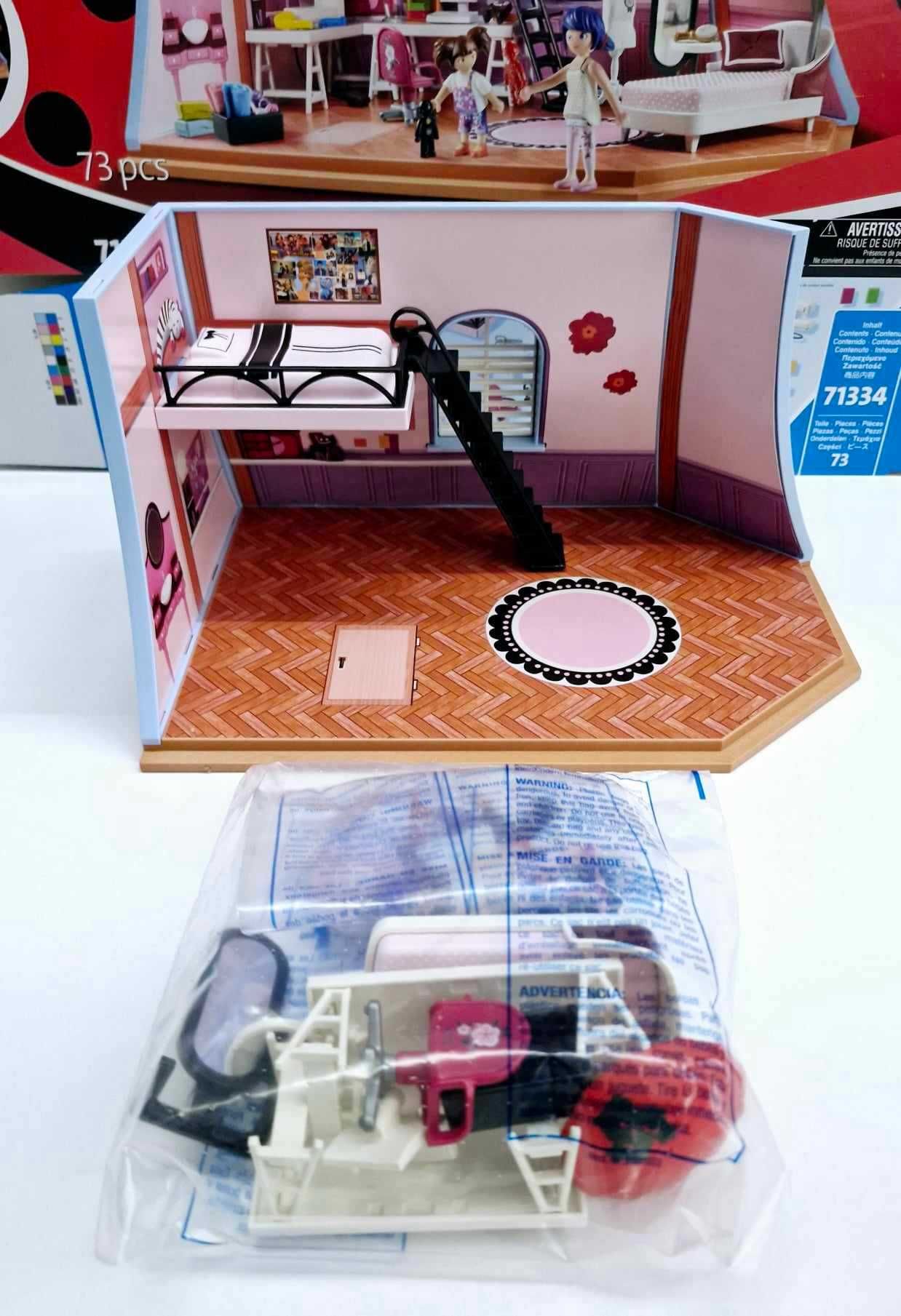 Playmobil 71334 Miraculous Poddasze Marinette.