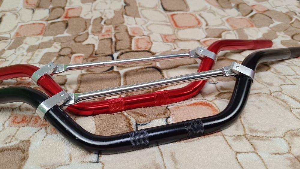 Кермо на мотоцикл з перекладиною 22мм руль на мото 70см alfa spark