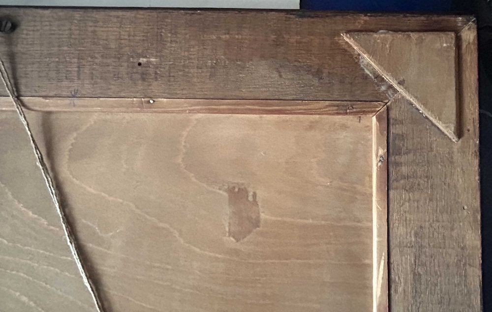 Obraz olejny w dębowej ramie W lesie Obraz podpisany w 60,0 x 76,0 cm