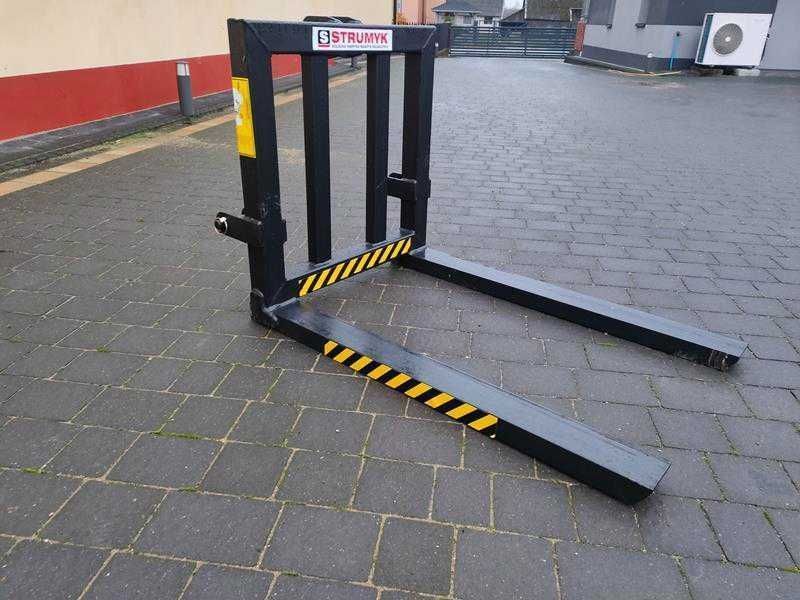 Widły do palet PALECIAK na tył TUZ na podnośnik 1200kg na tył ciągnika