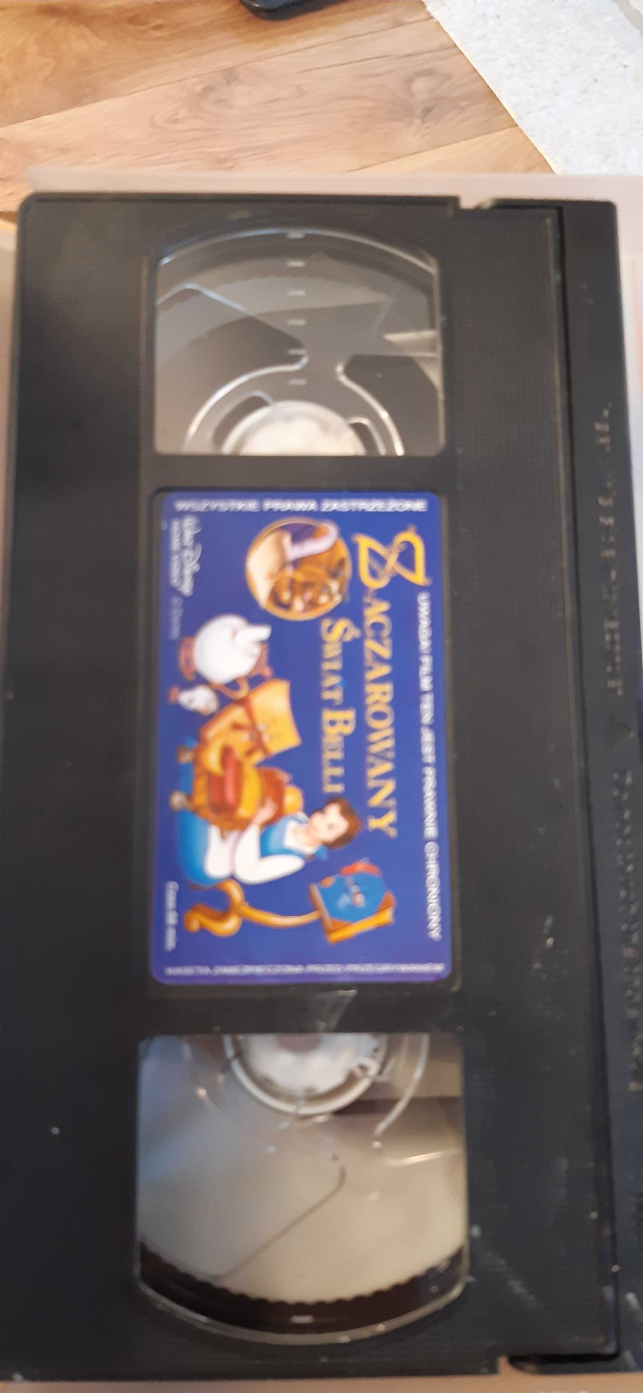 kaseta vhs bajka zaczarowany świat belli disney