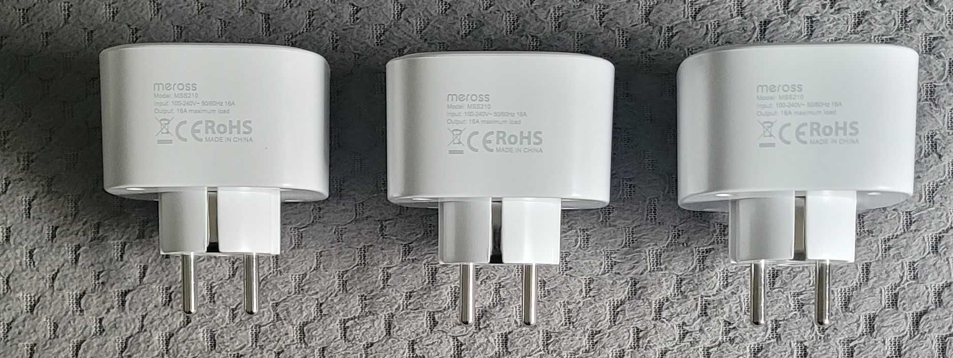 Gniazda Elektryczne zdalnie sterowane Smart WiFi Meross MSS210  3pack