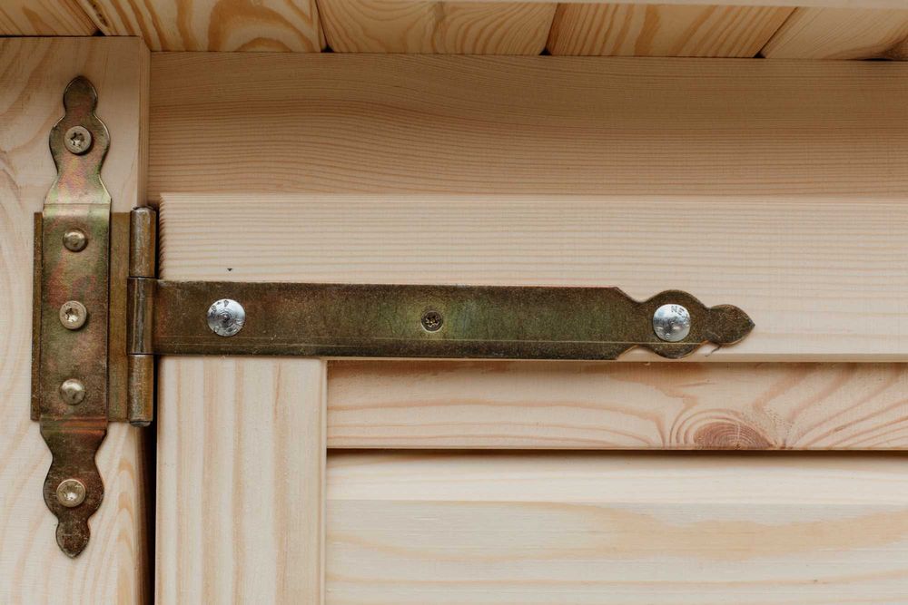 Szafa ogrodowa drewniana 100 x 70cm, drewniana szafa na narzędzia