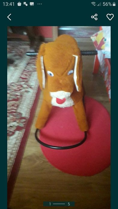 Piesek, konik na biegunach