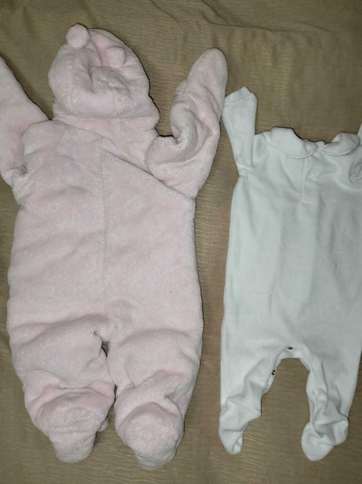 Pajacyk 2-4 mc, body  r. 0-3 mc, cena za 5 szt.